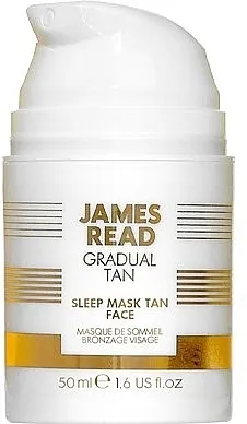 James Read Gradual Tan Sleep Mask Tan Face Noćna maska za lice "Njega i tamnjenje"