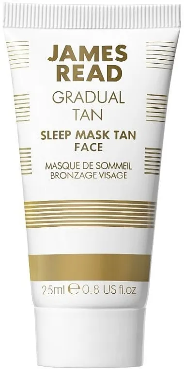 James Read Gradual Tan Sleep Mask Tan Face Travel Size Noćna maska za lice "Nega i tamnjenje"