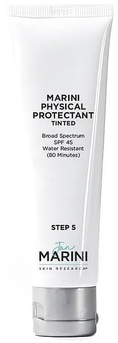 Jan Marini Marini Physical Protectant Tinted SPF 45 (salon size) Krema za zaštitu od sunca sa toniranim efektom sa SPF 45