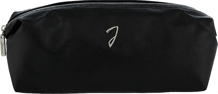 Janeke Black Pouch Crna kozmetička torba