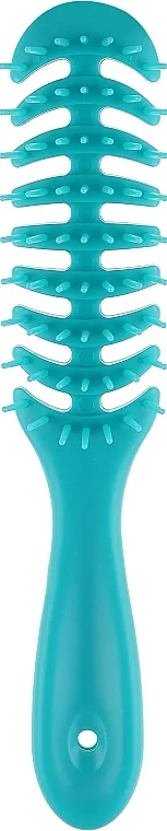 Janeke Brush With Soft Moulded Tips Četka-riblja kost, plava