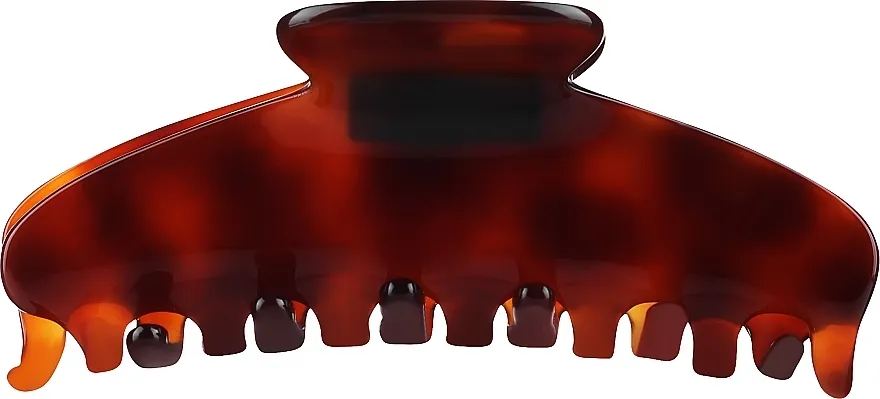 Janeke Hair Claw Clip Turtle Shell Medium Šnala za kosu, NZ0004D, braon