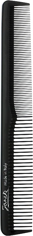 Janeke Polycarbonate Cutting Comb 823 Češalj za kosu, crni
