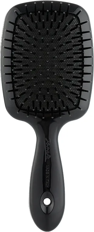 Janeke Rectangular Air-Cushioned Brush Magnum Black Pravougaona četkica vazdušnog jastuka 17,5x7 cm, crna