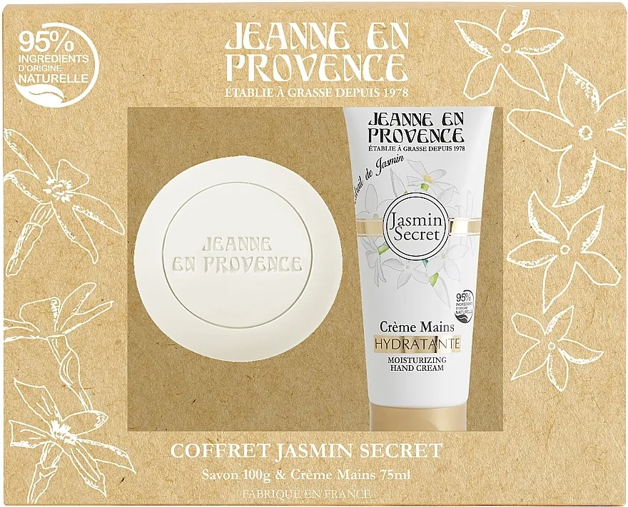 Jeanne en Provence Jasmin Secret (h/cr/75ml + soap/100g) Set