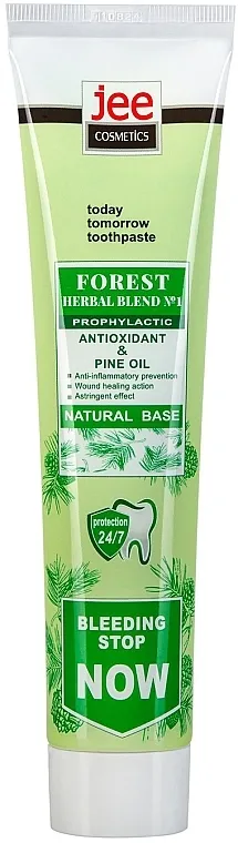 Jee Cosmetics Forest Herbal Blend №1 Preventivna pasta za zube "Šumska" (Lekovita kolekcija br.1)
