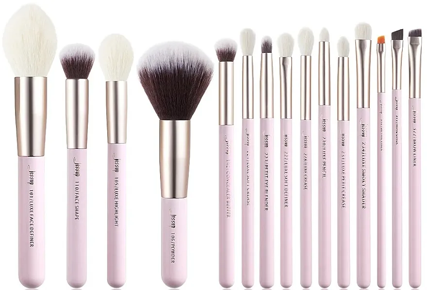 Jessup MUA Blushing Bride Makeup Tool Kit Set kistova za šminku, T292, 15 kom.