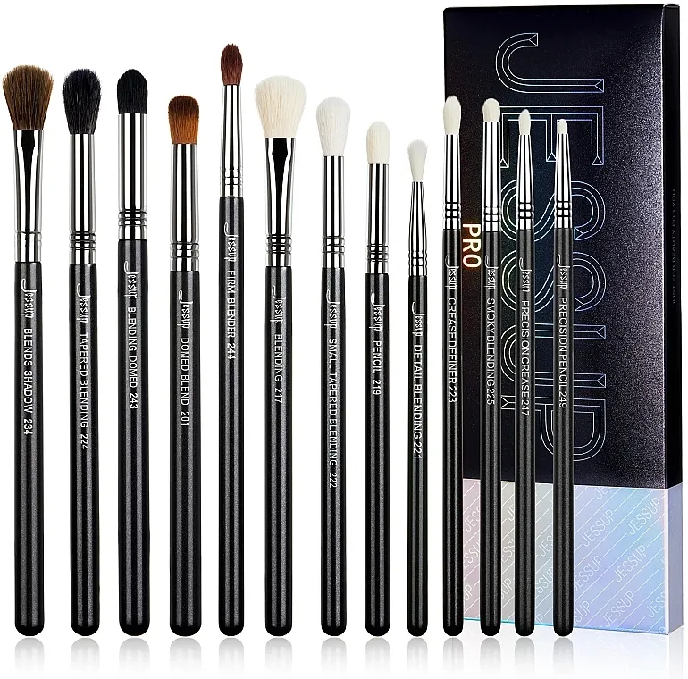 Jessup Pro Eye Makeup Blending Brush Set Set četkica za šminkanje, T338, 13 kom.