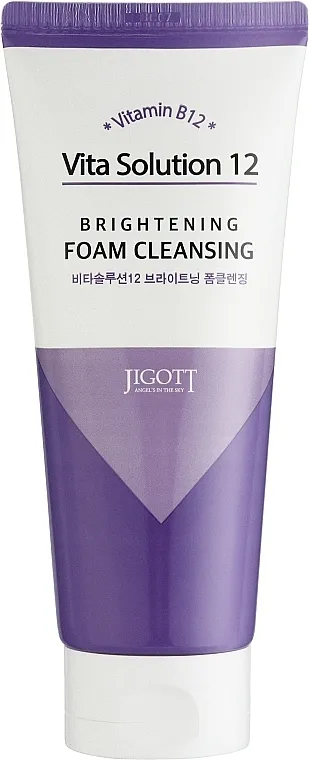 Jigott Vita Solution 12 Brightening Foam Cleansing Posvjetljujuća pjena za čišćenje