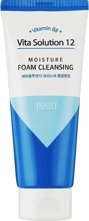 Jigott Vita Solution 12 Moisture Foam Cleansing Hidratantna pjena za umivanje