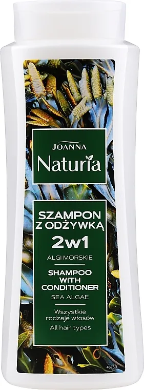 Joanna Naturia Shampoo With Conditioner With Algae Šampon regenerator s morskim algama za sve tipove kose
