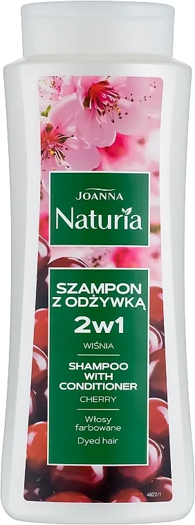 Joanna Naturia Shampoo With Conditioner With Cherry Šampon regenerator sa višnjom za farbanu kosu