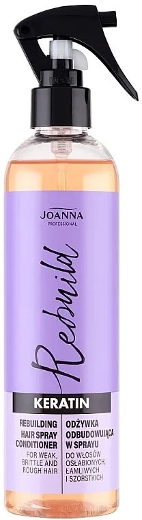 Joanna Professional Rebuilding Hair Spray Conditioner Regenerator u spreju za kosu s keratinom