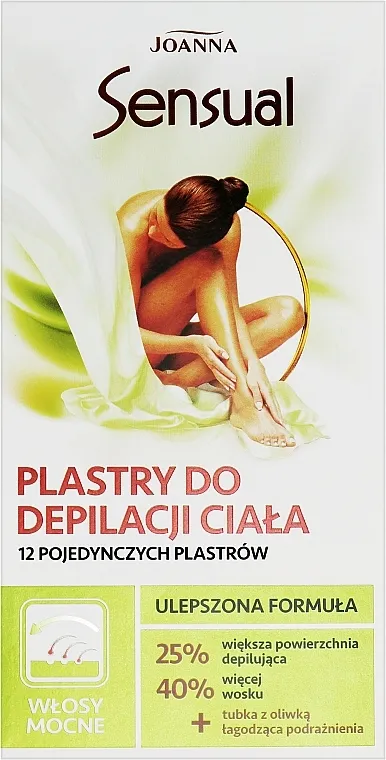 Joanna Sensual Dipilatory Body Strips Voštane trake za depilaciju tijela, za grube dlake