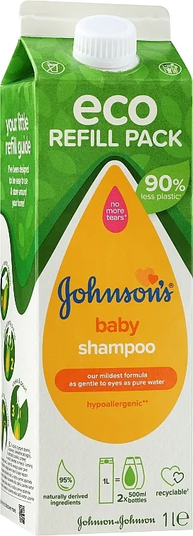 Johnson`s Baby Shampoo Eco Refill Pack Dječji šampon (rezervna jedinica)