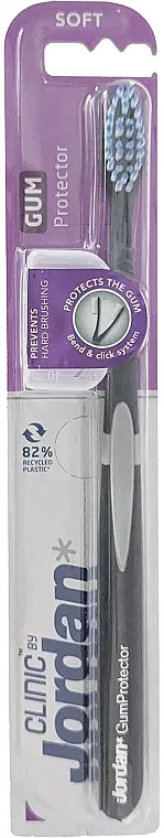 Jordan Clinic Gum Protector Soft Toothbrush Četkica za zube, meka, crna