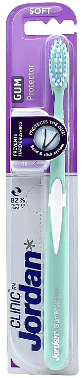 Jordan Clinic Gum Protector Soft Toothbrush Četkica za zube, meka, boje mente