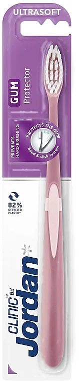 Jordan Clinic Gum Protector Ultra Soft Toothbrush Četkica za zube, ultra meka, roze