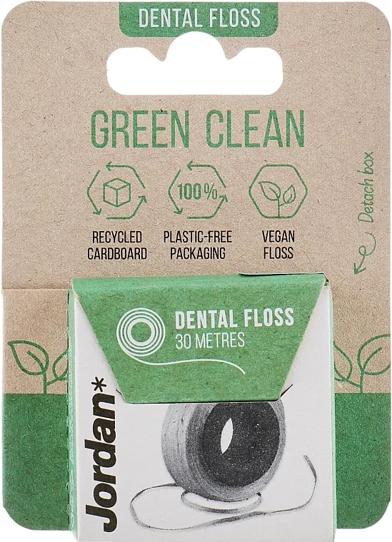 Jordan Green Clean Dental Floss Zubni konac, 30 m