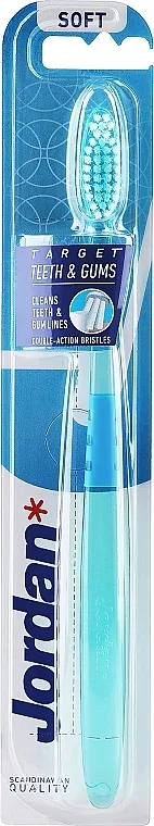 Jordan Target Teeth &amp; Gums Soft Četkica za zube soft Target, zelena