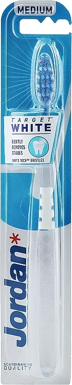 Jordan Target White Četkica za zube, medium, bela