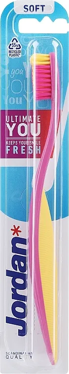 Jordan Ultimate You Soft Četkica za zube Ultimate You, meka, žuto-roze
