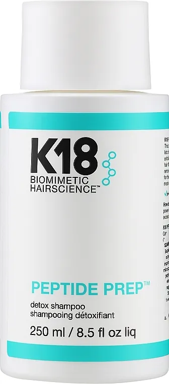 K18 Hair Biomimetic Hairscience Peptide Prep Detox Shampoo Šampon s optimiziranom pH za čestu upotrebu