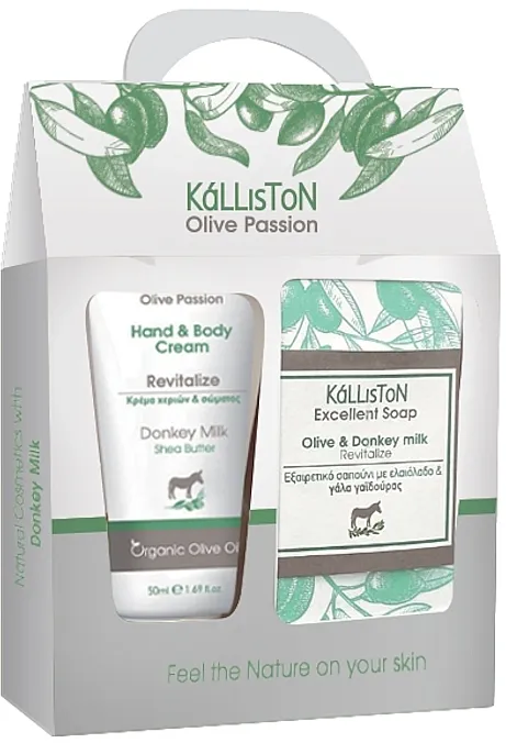 Kalliston Donkey Milk (h/cr/50ml + soap/100g) Set
