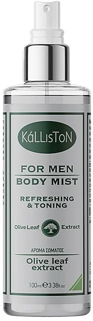 Kalliston For Men Body Mist Refreshing &amp; Toning Posvetljujući i tonirajući sprej za telo