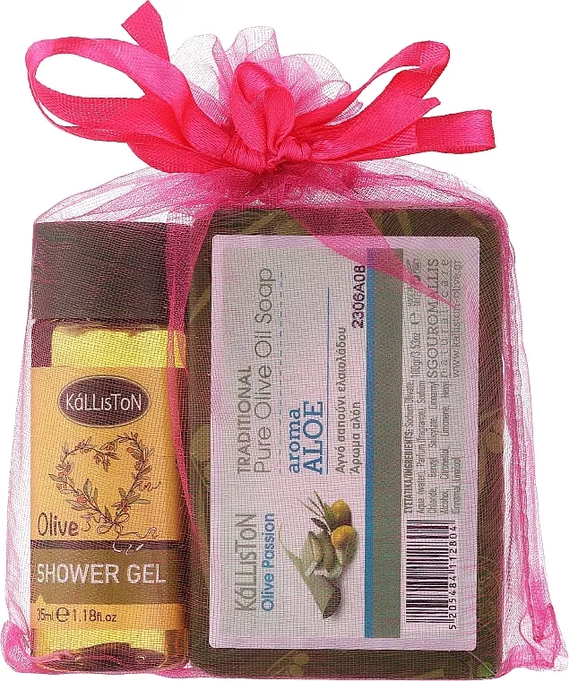 Kalliston Gift Pouch (b/lot/35ml + soap/100g) Set, KL0615, sapun sa alojom