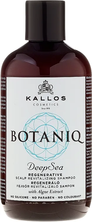 Kallos Cosmetics Botaniq Deep Sea Shampoo Šampon za obnovu kose i ishranu vlasišta