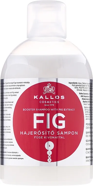 Kallos Cosmetics FIG Booster Shampoo With Fig Extract Revitalizirajući šampon