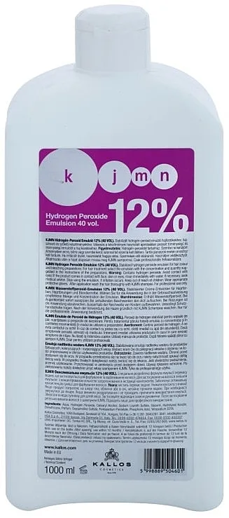 Kallos Cosmetics KJMN Hydrogen Peroxide Emulsion Oksidator za kosu 12%