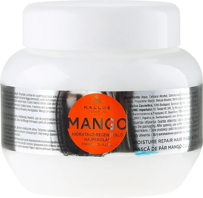 Kallos Cosmetics Mango Maska za kosu "Mango"