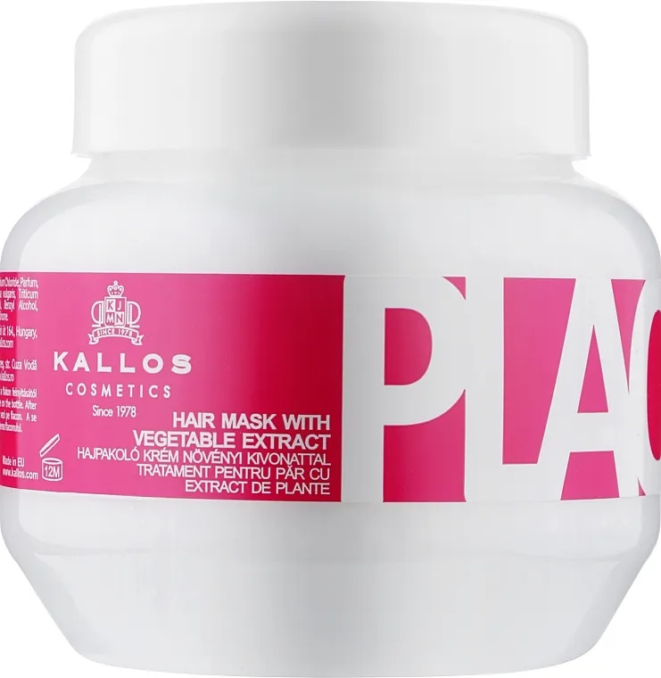 Kallos Cosmetics Placenta Maska za suhu i oštećenu kosu