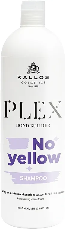 Kallos Cosmetics Plex Bond Builder No Yellow Šampon za neutralisanje žutog tona