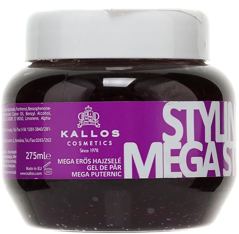 Kallos Cosmetics Styling Gel Mega Strong Gel za modeliranje kose s mega-jakom fiksacijom