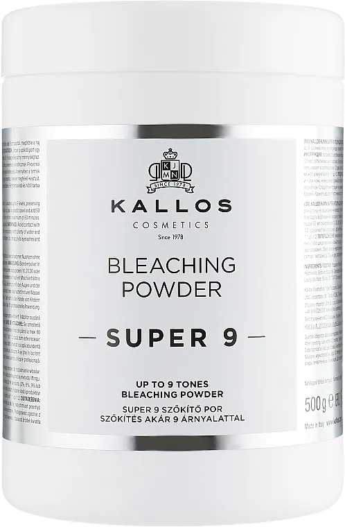 Kallos Cosmetics Up To 9 Tones Bleaching Powder Puder za posvjetljivanje kose
