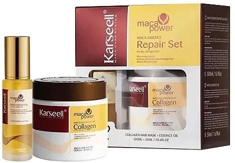 Karseell Maca Power Essence Repair Set (h/mask/500ml + h/oil/50) Obnavljajući set za kosu