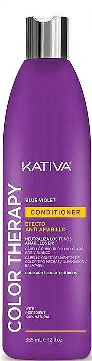 Kativa Color Therapy Blue Violet Conditioner Regenerator protiv žutila kose