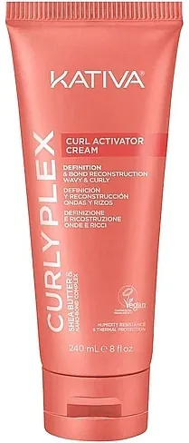 Kativa Curly Plex Curl Activator Cream Krema za aktiviranje kovrdžave kose
