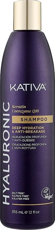 Kativa Hyaluronic Keratin &amp; Coenzyme Q10 Shampoo Šampon za kosu