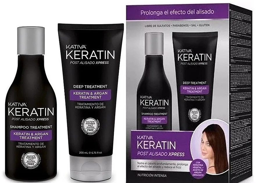 Kativa Keratin (shm/250ml + cond/200ml) Set