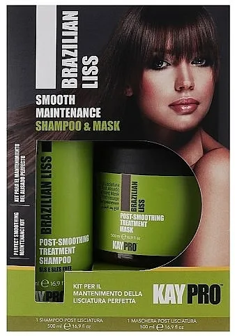 Kaypro Brazilian Liss Set (h/shampoo/500ml + h/mask/500ml)