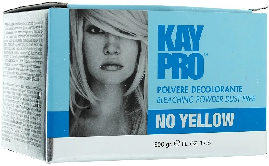 KayPro No Yellow Bleaching Powder Dust Free Sredstvo za posvetljivanje kose "Blue"