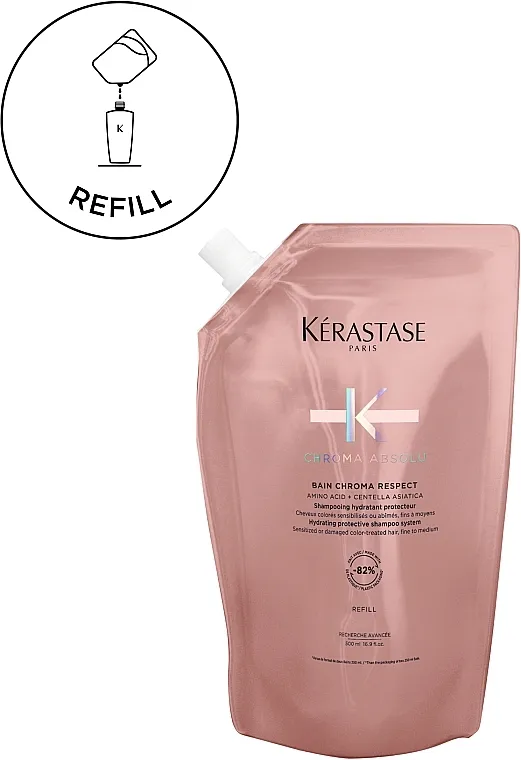 Kerastase Chroma Absolu Bain Chroma Respect (uzupełnienie) Hranljivi šampon za zaštitu farbane, osetljive i oštećene kose