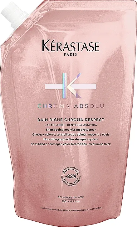 Kerastase Chroma Absolu Bain Riche Chroma Respect (wymienny wkład) Šampon za negu i zaštitu farbane, osetljive i oštećene kose