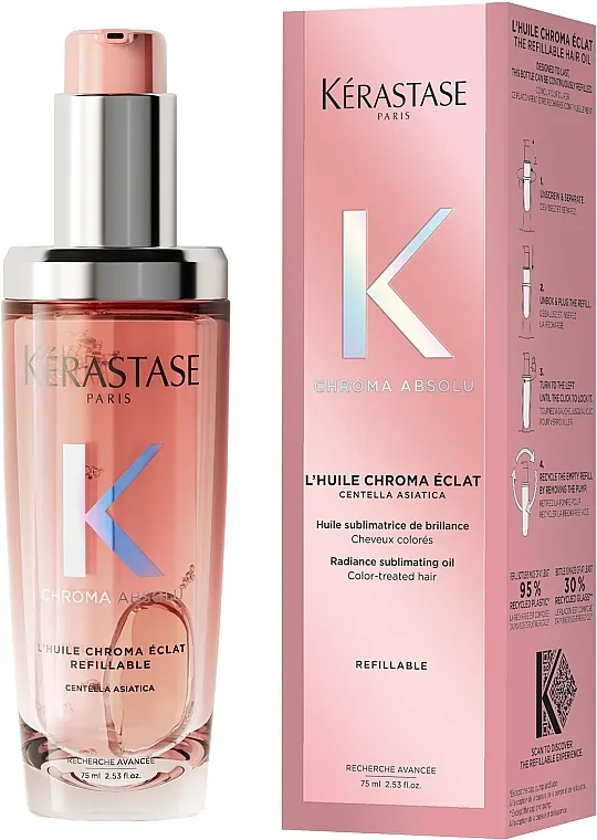 Kerastase Chroma Absolu Radiance Sublimating Oil Refillable Sjajni ulje za kosu