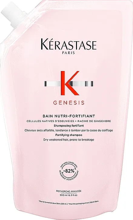 Kerastase Genesis Nutri-Fortifiant Shampoo (wymienny wkład) Šampon za jačanje suve i oslabljene kose