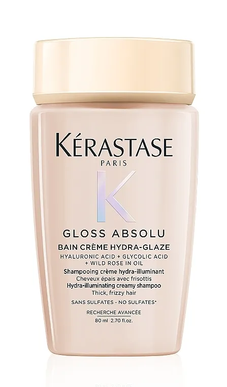 Kerastase Gloss Absolu Bain Creme Hydra-Glaze Kremasta kupka za hidrataciju i sjaj za gustu, neposlušnu kosu